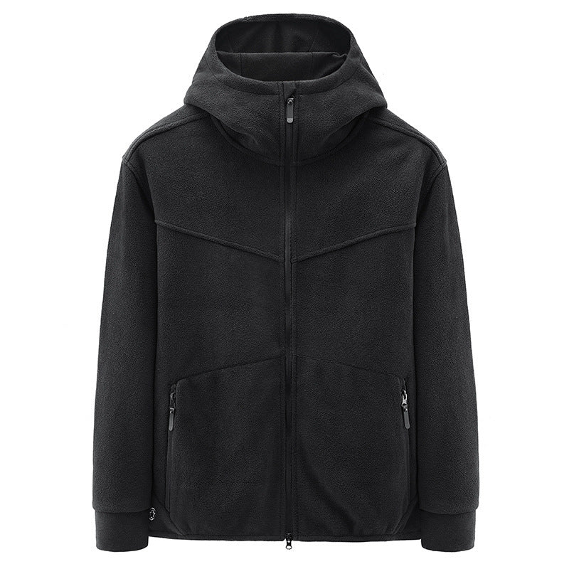 Men Fleece Coat Plush