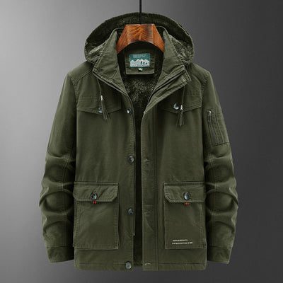 Cotton-padded Coat For Men