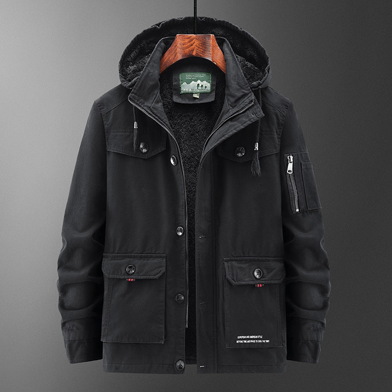 Cotton-padded Coat For Men