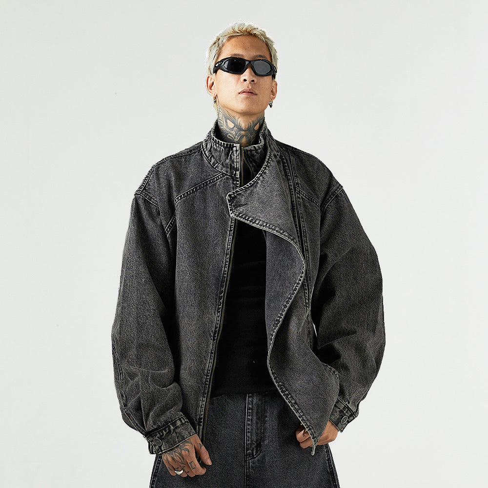 Stand Collar Coat For Men