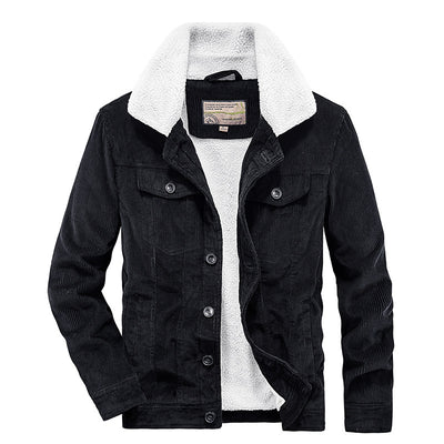 Winter Corduroy Cotton Coat Men