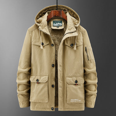 Cotton-padded Coat For Men